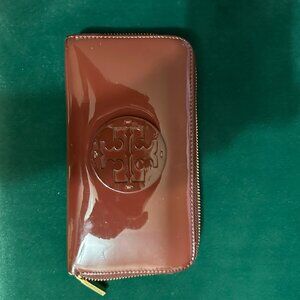 Burgundy Tory Burch Wallet